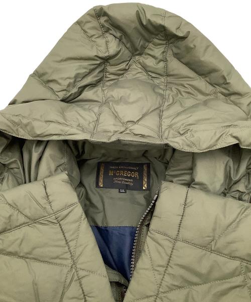 McGREGOR（マクレガー）McGREGOR (マクレガー) ダウンジャケット キルティングダウンジャケット オリーブ サイズ:LLの古着・服飾アイテム