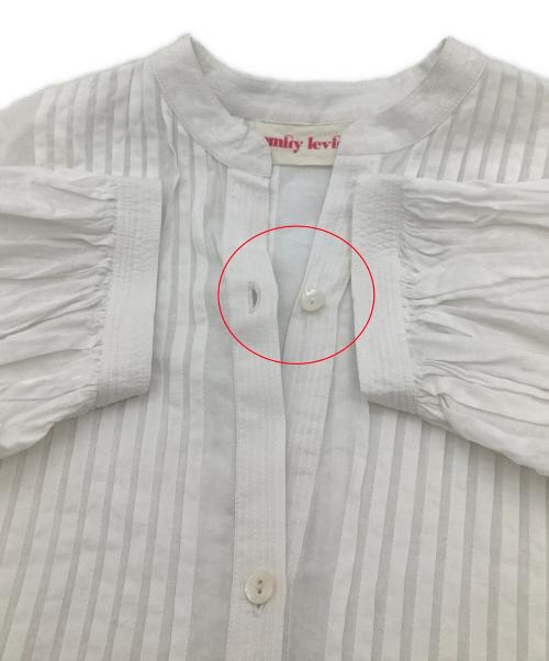 EMILY LEVINE（エミリーレヴィーン）EMILY LEVINE (エミリーレヴィーン) 長袖ワンピース シャツワンピース ホワイト サイズ:不明の古着・服飾アイテム