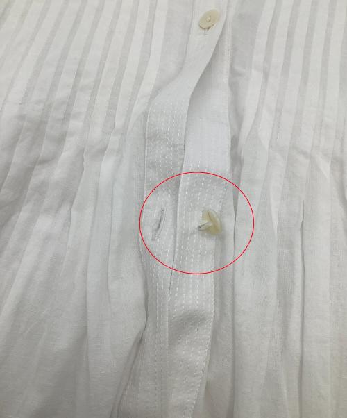 EMILY LEVINE（エミリーレヴィーン）EMILY LEVINE (エミリーレヴィーン) 長袖ワンピース シャツワンピース ホワイト サイズ:不明の古着・服飾アイテム