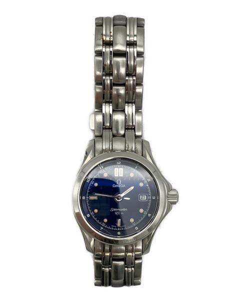 OMEGA（オメガ）OMEGA (オメガ) リストウォッチ SEAMASTER 120m  ネイビー×シルバーの古着・服飾アイテム