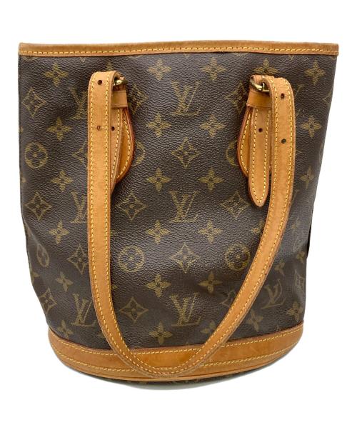 LOUIS VUITTON（ルイ ヴィトン）LOUIS VUITTON (ルイ ヴィトン) ショルダーバッグ モノグラム M42238 バケットPM ブラウンの古着・服飾アイテム