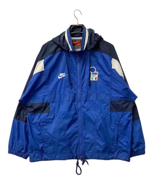 NIKE（ナイキ）NIKE (ナイキ) PREMIER 90`sトラックジャケット ネイビー×ブルー サイズ:Lの古着・服飾アイテム