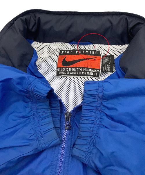 NIKE（ナイキ）NIKE (ナイキ) PREMIER 90`sトラックジャケット ネイビー×ブルー サイズ:Lの古着・服飾アイテム