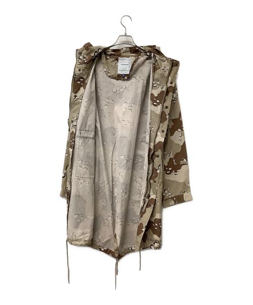 Lafayette（ラファイエット）Lafayette (ラファイエット) モッズコート COTTON FISHTAIL LONG PARKA ベージュ サイズ:XLの古着・服飾アイテム