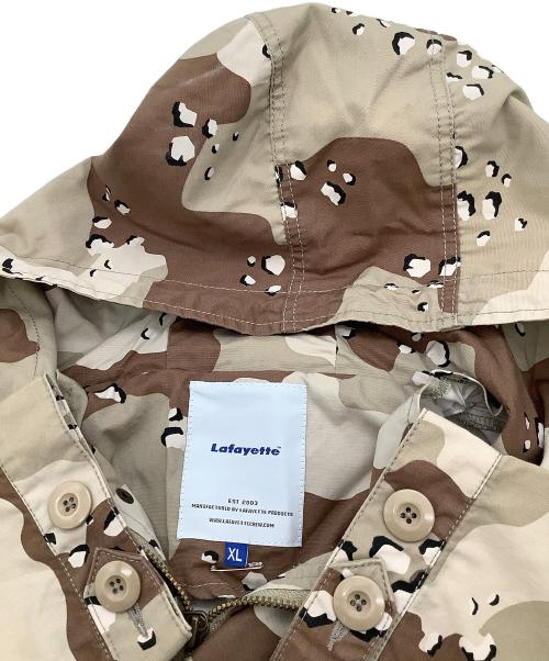 Lafayette（ラファイエット）Lafayette (ラファイエット) モッズコート COTTON FISHTAIL LONG PARKA ベージュ サイズ:XLの古着・服飾アイテム