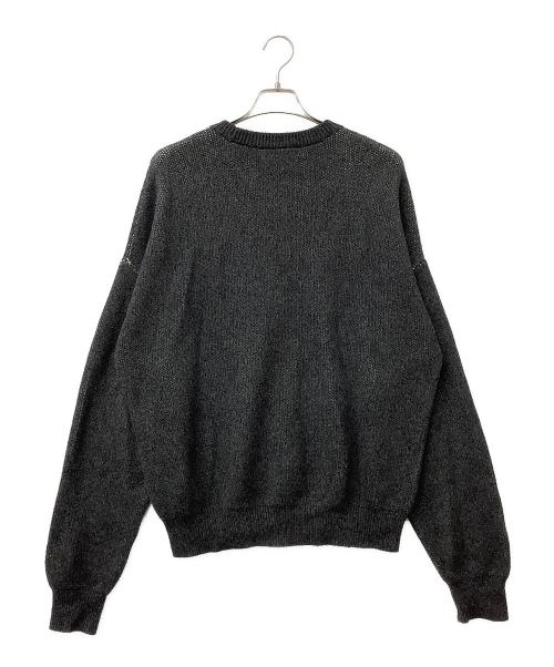 ESSENTIALS（エッセンシャルズ）ESSENTIALS (エッセンシャルズ) 厚手ニット ロゴ付きニット グレー サイズ:Sの古着・服飾アイテム