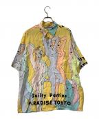 WACKO MARIAワコマリア）の古着「アロハシャツ 天国東京百女柄図 Hawaiian Shirt」｜イエロー×マルチ