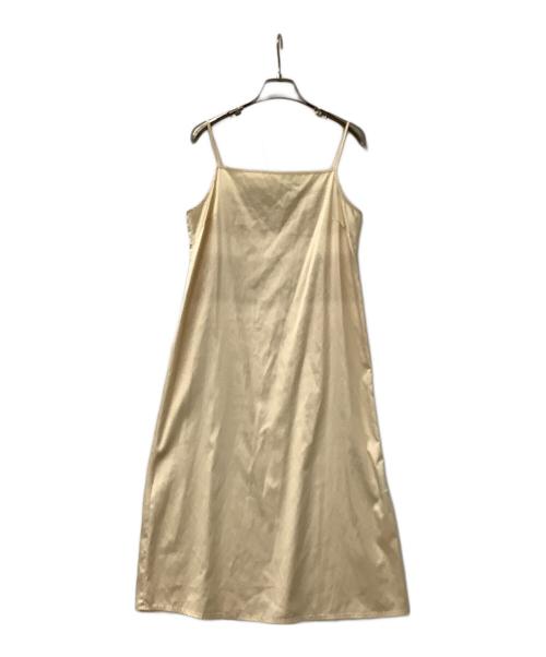 emmi（エミ）emmi (エミ) 長袖ワンピース プリントティアードワンピース イエローの古着・服飾アイテム