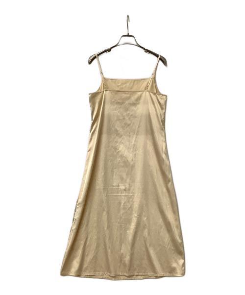 emmi（エミ）emmi (エミ) 長袖ワンピース プリントティアードワンピース イエローの古着・服飾アイテム