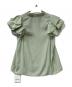 Snidel (スナイデル) 半袖ブラウス 2WAYバルーンショートスリーブブラウス グリーン サイズ:F：5000円
