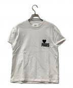 AMI Alexandre Mattiussiアミアレクサンドルマテュッシ）の古着「半袖カットソー PARIS ADC T SHIRT」｜ホワイト