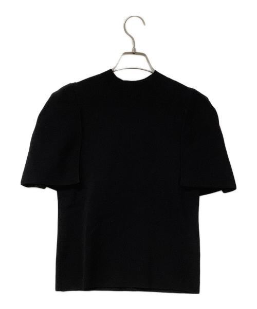 Snidel（スナイデル）Snidel (スナイデル) 薄手ニット ケープスリーブニットプルオーバー ブラック サイズ:Fの古着・服飾アイテム