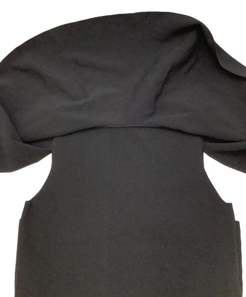 Snidel（スナイデル）Snidel (スナイデル) 薄手ニット ケープスリーブニットプルオーバー ブラック サイズ:Fの古着・服飾アイテム