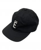 The Ennoy Professionalザ エンノイ プロフェッショナル）の古着「キャップ COTTON Ē CAP」｜ブラック