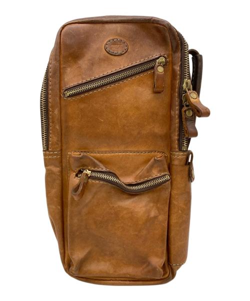 Herz（ヘルツ）Herz (ヘルツ) ボディバッグ レザー ブラウンの古着・服飾アイテム