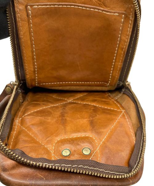 Herz（ヘルツ）Herz (ヘルツ) ボディバッグ レザー ブラウンの古着・服飾アイテム