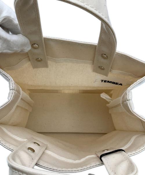 TEMBEA（テンベア）TEMBEA (テンベア) ハンドバッグ ペーパー トートバッグ I'M OK ベージュの古着・服飾アイテム