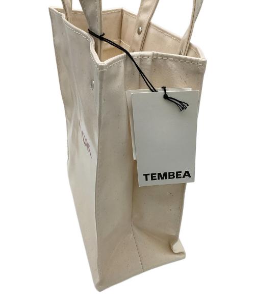 TEMBEA（テンベア）TEMBEA (テンベア) ハンドバッグ ペーパー トートバッグ I'M OK ベージュの古着・服飾アイテム