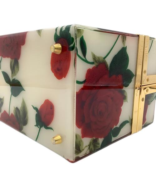 Bolsa Sovelana（ボルサソベラナ）Bolsa Sovelana (ボルサソベラナ) バニティバッグ バラ柄パーティバッグ アイボリー×レッドの古着・服飾アイテム