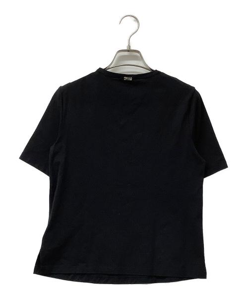 HERNO（ヘルノ）HERNO (ヘルノ) 半袖スカーフ付きシャツ SUPERFINE COTTON STRETCH ブラック サイズ:38の古着・服飾アイテム