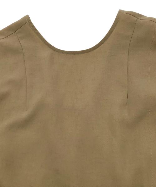 RAY BEAMS（レイ ビームス）RAY BEAMS (レイ ビームス) ノースリーブワンピース サイドオープンジレワンピース オリーブ サイズ:ONE SIZEの古着・服飾アイテム