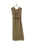 RAY BEAMS (レイ ビームス) ノースリーブワンピース サイドオープンジレワンピース オリーブ サイズ:ONE SIZE：3500円