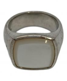 TOM WOOD（トムウッド）の古着「リング Cushion White MOP」