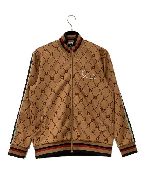 KARL KANI（カールカナイ）KARL KANI (カールカナイ) ジャージ セットアップジャージ モノグラム ブラウン サイズ:Mの古着・服飾アイテム