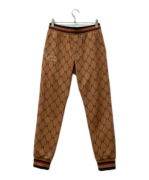 KARL KANI（カールカナイ）KARL KANI (カールカナイ) ジャージ セットアップジャージ モノグラム ブラウン サイズ:Mの古着・服飾アイテム