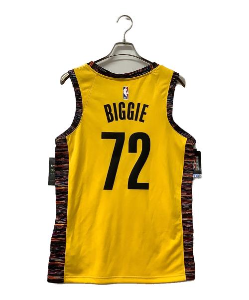 NIKE（ナイキ）NIKE (ナイキ) NBA (エヌビーエー) ゲームシャツ Brooklyn Nets Biggie Smalls Bed-Stuy Jersey イエロー サイズ:Mの古着・服飾アイテム