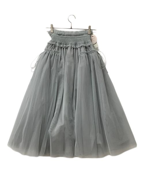Snidel（スナイデル）Snidel (スナイデル) Chacott (チャコット) スカート Sustainableチュールスカート グレーの古着・服飾アイテム