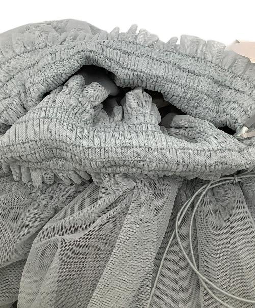 Snidel（スナイデル）Snidel (スナイデル) Chacott (チャコット) スカート Sustainableチュールスカート グレーの古着・服飾アイテム