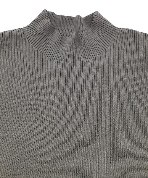 anuans（アニュアンス）anuans (アニュアンス) ノースリーブワンピース ノースリーブイレギュラーヘムドッキングニットワンピース グレー サイズ:Sの古着・服飾アイテム