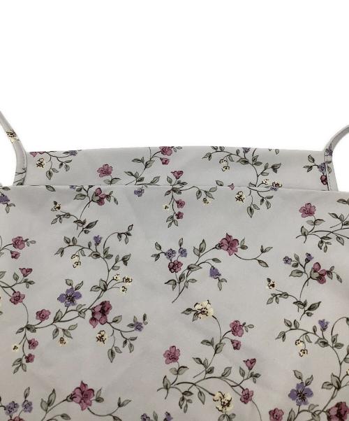 Snidel（スナイデル）Snidel (スナイデル) キャミソールワンピース レイヤードデザインサテンキャミワンピース スカイブルーの古着・服飾アイテム