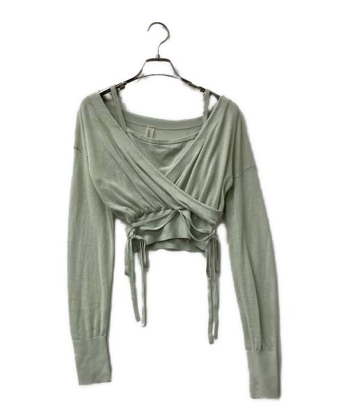 Snidel（スナイデル）Snidel (スナイデル) カシュクールプルオーバー グリーン サイズ:FREE 未使用品の古着・服飾アイテム
