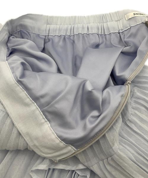 Snidel（スナイデル）Snidel (スナイデル) スカート プリーツティアードスカート スカイブルーの古着・服飾アイテム