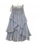 Snidel (スナイデル) スカート プリーツティアードスカート スカイブルー：10000円