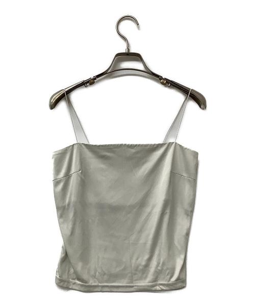 Snidel（スナイデル）Snidel (スナイデル) セットアップ ラッフルミニセットアップ グリーンの古着・服飾アイテム