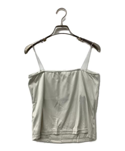 Snidel（スナイデル）Snidel (スナイデル) セットアップ ラッフルミニセットアップ グリーンの古着・服飾アイテム