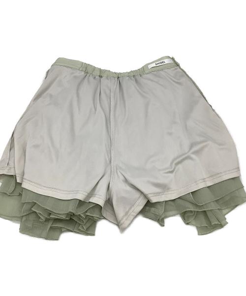 Snidel（スナイデル）Snidel (スナイデル) セットアップ ラッフルミニセットアップ グリーンの古着・服飾アイテム
