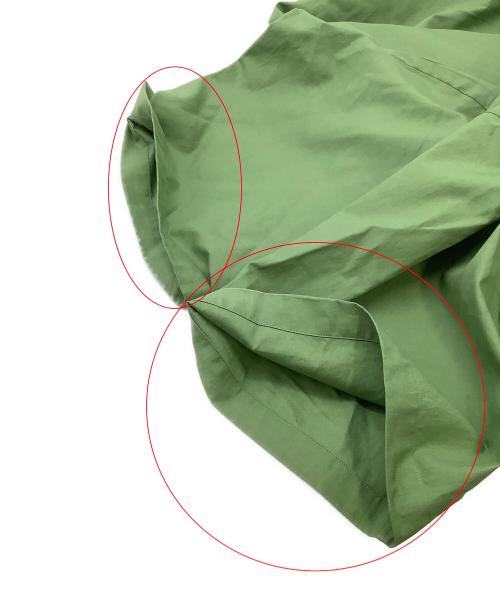 AURALEE（オーラリー）AURALEE (オーラリー) 半袖シャツ WASHED FINX TWILL HALF SLEEVED P/O SHIRT グリーン サイズ:1の古着・服飾アイテム