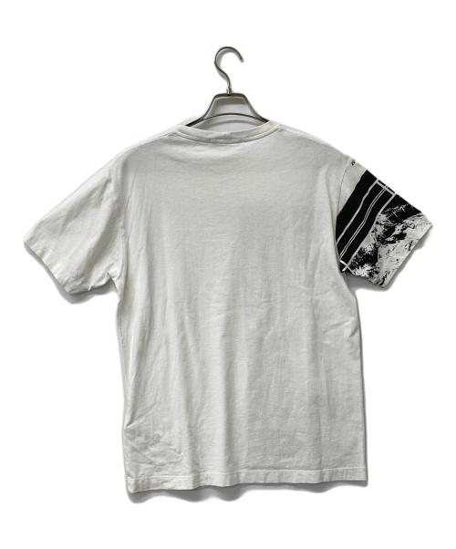 STONE ISLAND（ストーンアイランド）STONE ISLAND (ストーンアイランド) 半袖Tシャツ プリントカットソー ホワイト サイズ:Lの古着・服飾アイテム