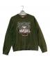 KENZO（ケンゾー）の古着「スウェット タイガーフェイス」｜グリーン