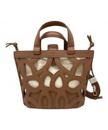 ZARA（ザラ）の古着「2WAYバッグ」｜ブラウン