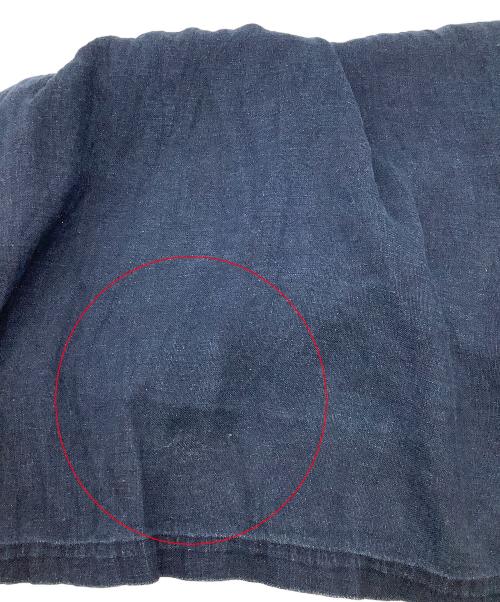 nest Robe（ネストローブ）nest Robe (ネストローブ) 長袖ワンピース インディゴ染めリネンワンピース ネイビー サイズ:不明の古着・服飾アイテム