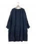 nest Robe (ネストローブ) 長袖ワンピース インディゴ染めリネンワンピース ネイビー サイズ:不明：7000円