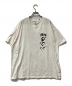 NIKE×stussyナイキ×ステューシー）の古着「半袖Tシャツ Peace Love Swoosh T-shirt」｜ホワイト