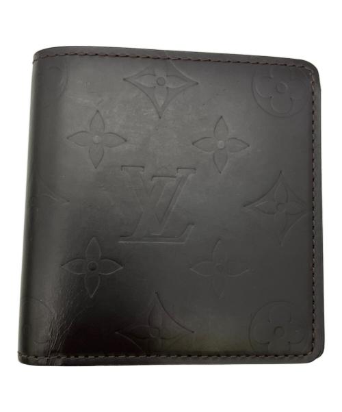 LOUIS VUITTON（ルイ ヴィトン）LOUIS VUITTON (ルイ ヴィトン) 2つ折り財布 モノグラム・グラセ ブラックの古着・服飾アイテム