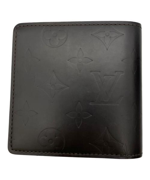 LOUIS VUITTON（ルイ ヴィトン）LOUIS VUITTON (ルイ ヴィトン) 2つ折り財布 モノグラム・グラセ ブラックの古着・服飾アイテム