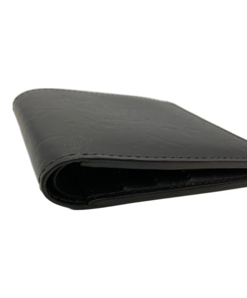 LOUIS VUITTON（ルイ ヴィトン）LOUIS VUITTON (ルイ ヴィトン) 2つ折り財布 モノグラム・グラセ ブラックの古着・服飾アイテム